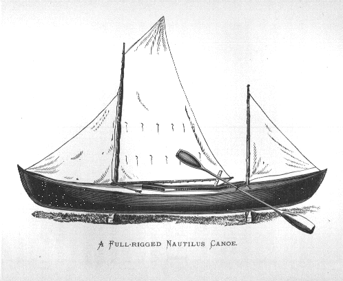 A Full-rigged Nautilus Canoe